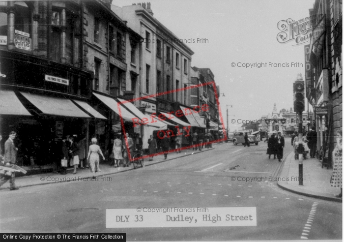 Photo of Dudley, High Street c.1955
