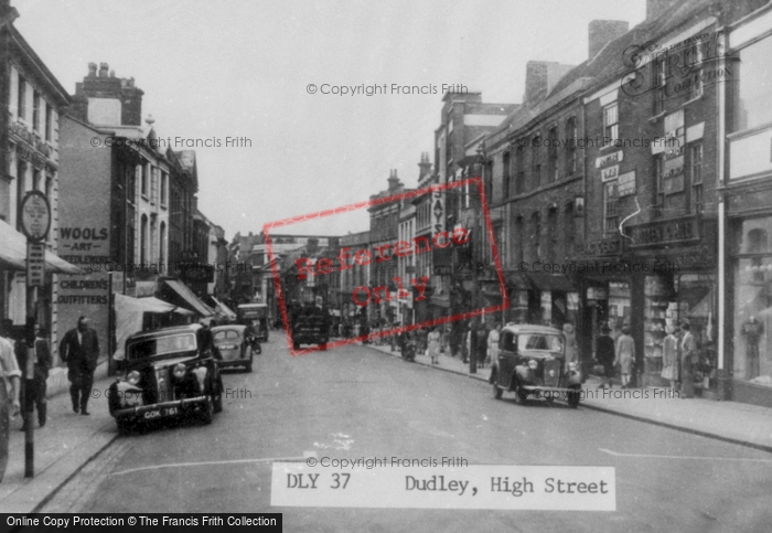 Photo of Dudley, High Street c.1955