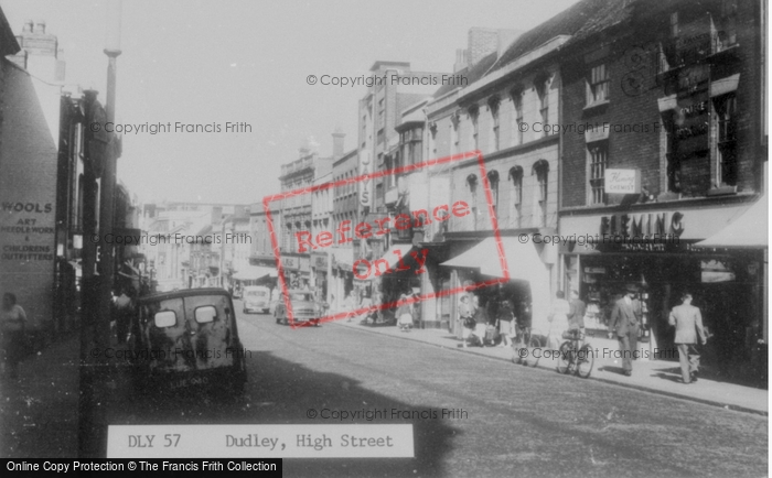 Photo of Dudley, High Street c.1955