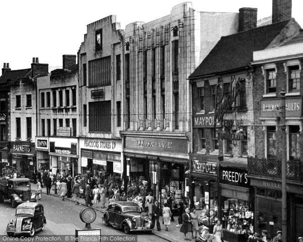 Photo of Dudley, Market Place c.1955