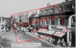 Market Place c.1955, Dudley