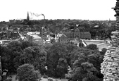 Panoramic View From Castle Keep c.1955, Dudley
