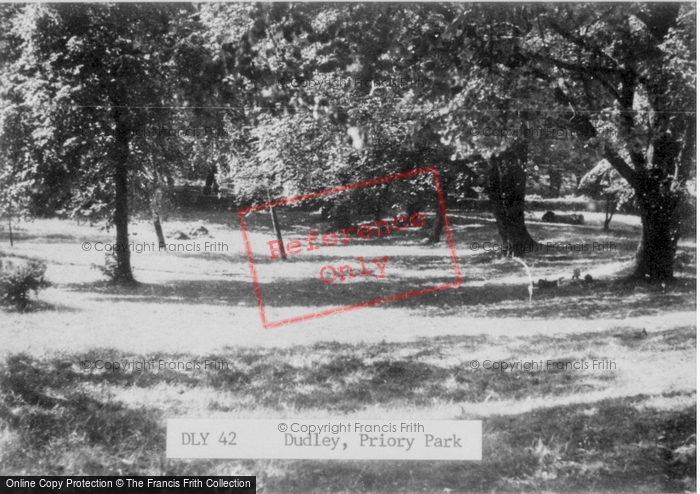 Photo of Dudley, Priory Park c.1955