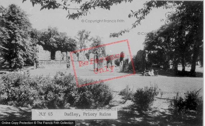 Photo of Dudley, Priory Ruins c.1960