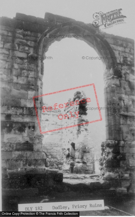 Photo of Dudley, Priory Ruins c.1965