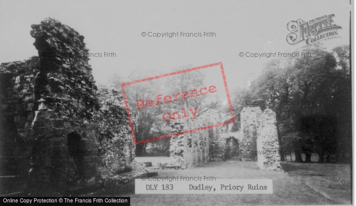 Photo of Dudley, Priory Ruins c.1965