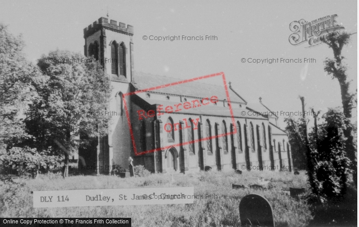 Photo of Dudley, St James' Church c.1960