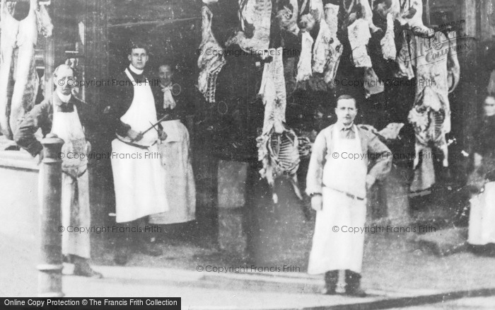 Photo of Dudley, The Butchers c.1900