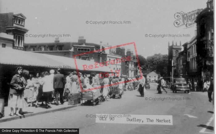Photo of Dudley, The Market c.1960