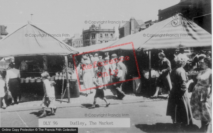 Photo of Dudley, The Market c.1960