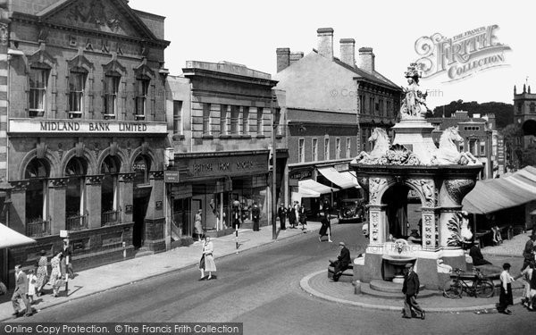 Photo of Dudley, the Market Place c1955