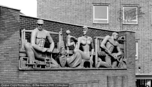 Photo of Dudley, The Sculpture Frieze, Birdcage Walk c.1965