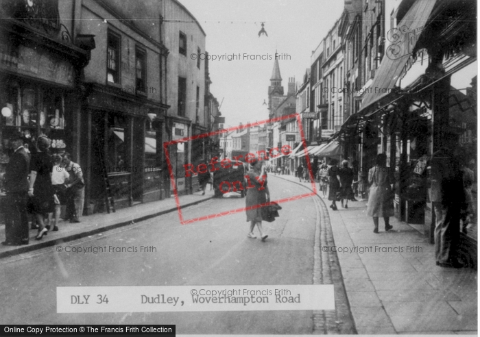 Photo of Dudley, Wolverhamton Road c.1955