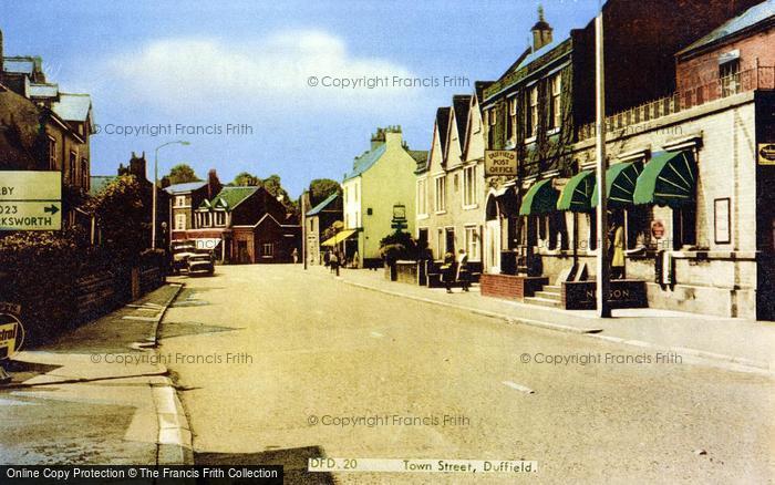Photo of Duffield, Town Street c.1955