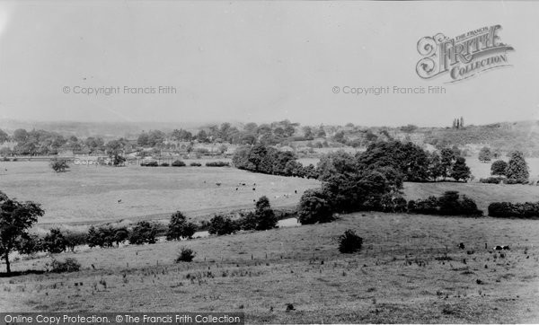 Photo of Duffield, View From Duffield Bank c.1955