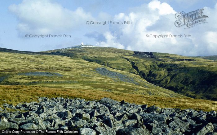 Photo of Dufton, Great Dun Fell And Silverband Mine From Cross Fell 1992