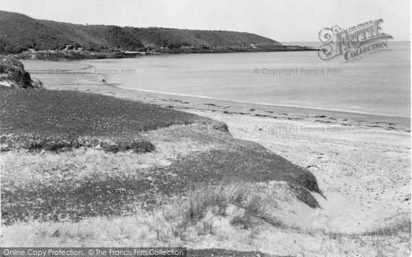 Photo of Dulas, Point And Island From Lligwy Sands c.1938