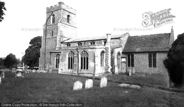 Photo of Dullingham, The Church c.1955