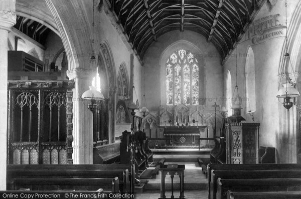 Photo Of Duloe Church Interior 1900 Francis Frith   Duloe Church Interior 1900 45908 