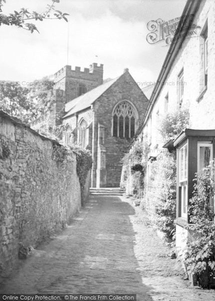 Photo of Dulverton, Church Lane c.1955