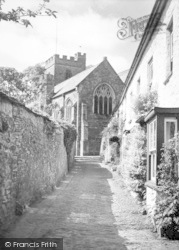 Church Lane c.1955, Dulverton