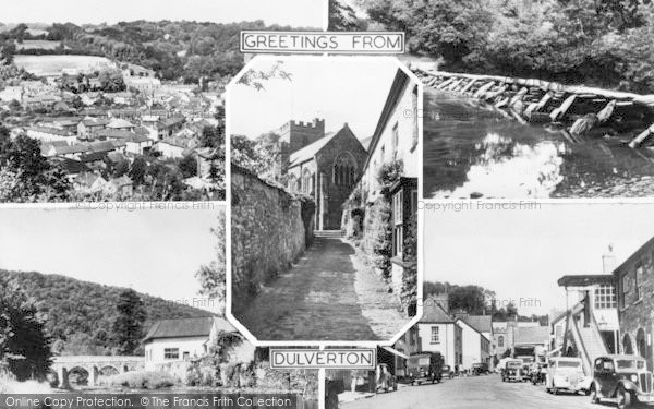 Photo of Dulverton, Composite c.1955