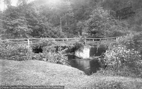 Photo of Dulverton, Footbridge On The Exe 1892