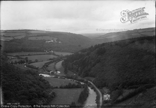 Photo of Dulverton, Northmoor Valley From Mount Sydenham 1892