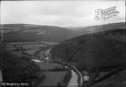 Northmoor Valley From Mount Sydenham 1892, Dulverton
