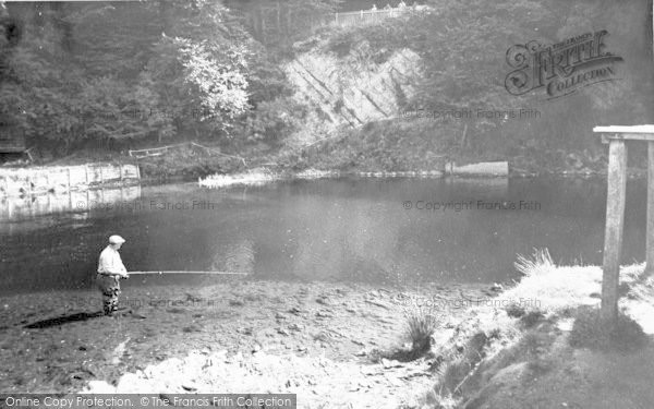 Photo of Dulverton, Salmon Fishing At Black Pool c.1960