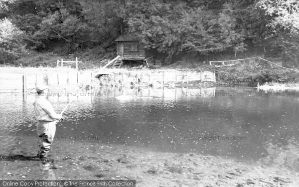 Photo of Dulverton, Salmon Fishing At Black Pool c.1960