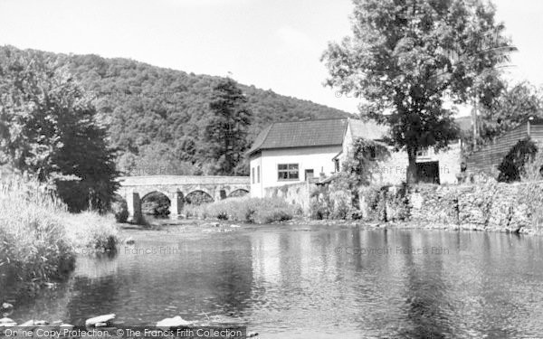 Photo of Dulverton, The Bridge And River c.1955
