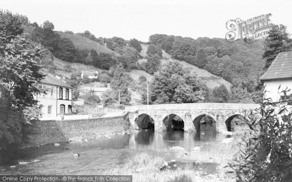 Photo of Dulverton, The Bridge And River c.1960
