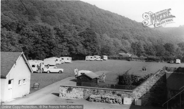 Photo of Dulverton, The Caravan Park c.1960