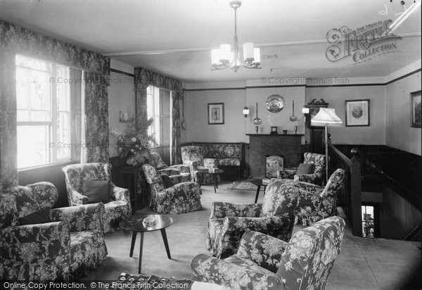 Photo of Dulverton, The Lounge, Carnarvon Arms Hotel c.1960