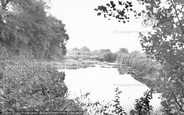 Photo of Dulverton, The River Barle c.1955