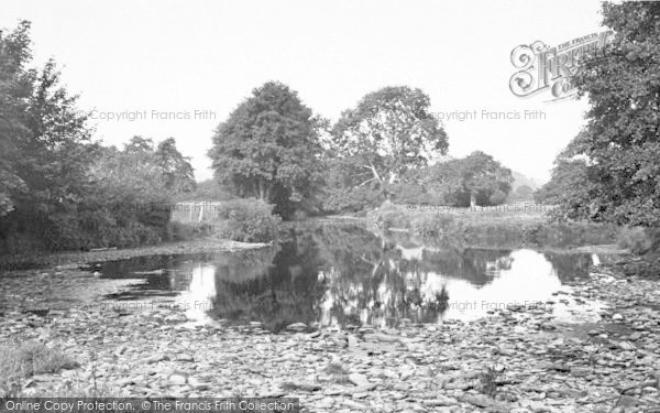 Photo of Dulverton, The River Barle c.1955