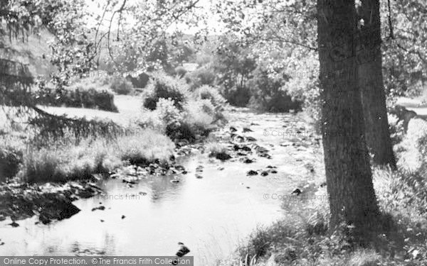 Photo of Dulverton, The River c.1955