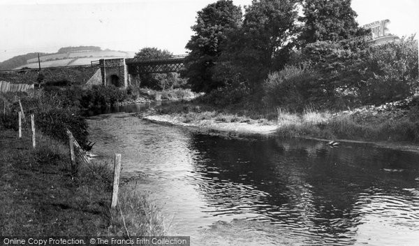 Photo of Dulverton, The River Exe Railway Pool c.1960