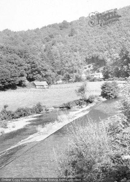 Photo of Dulverton, The Weir c.1960