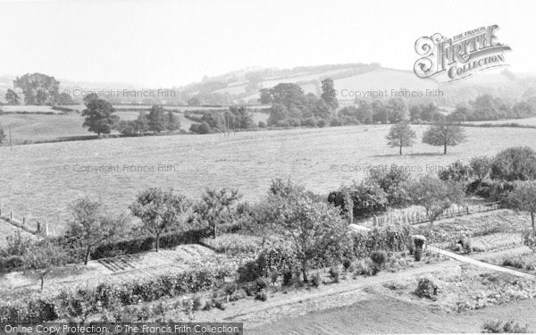 Photo of Dulverton, View From Carnarvon Arms Hotel c.1960