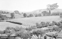View From Carnarvon Arms Hotel c.1960, Dulverton
