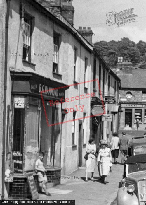 Photo of Dulverton, Walking Down Chapel Street c.1955