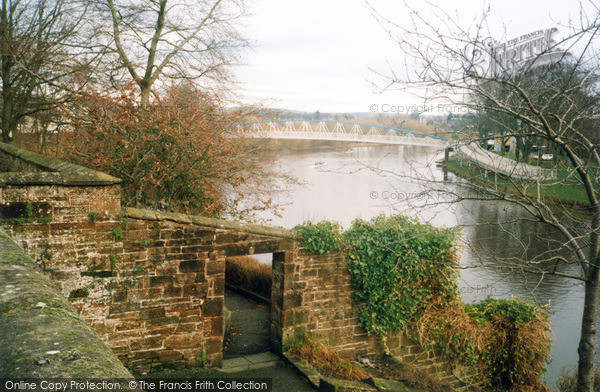 Photo of Dumfries, The River Nith And Pedestrian Bridge 2005
