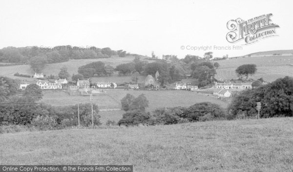 Photo of Dundrennan, From Fagra Road c.1955