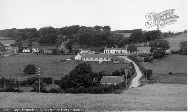 Photo of Dundrennan, The Village From Bridgend c.1955