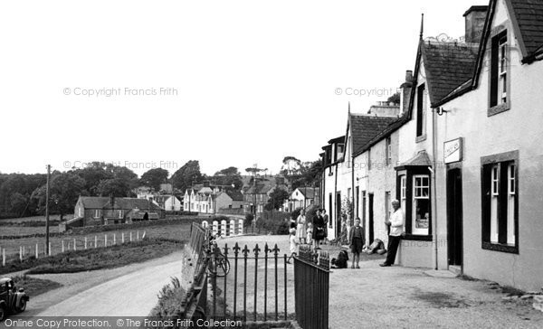 Photo of Dundrennan, The Village Looking West c.1955