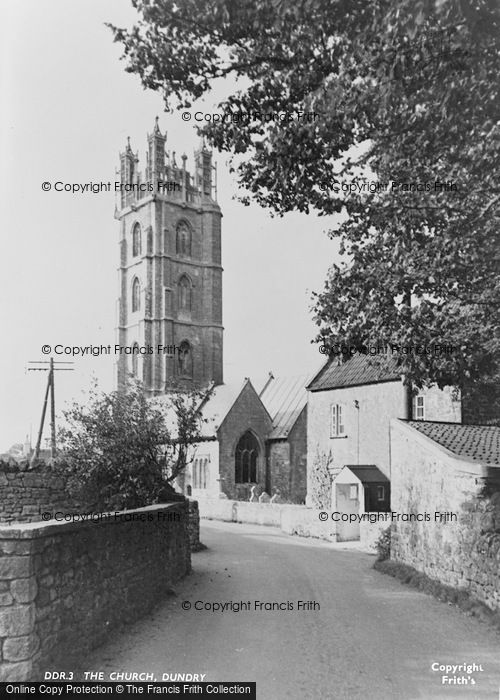 Photo of Dundry, The Church c.1955