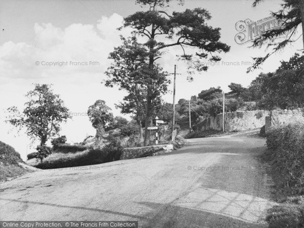 Photo of Dundry, The Fork Roads Or Hairpin Bend c.1960
