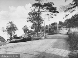 The Fork Roads Or Hairpin Bend c.1960, Dundry